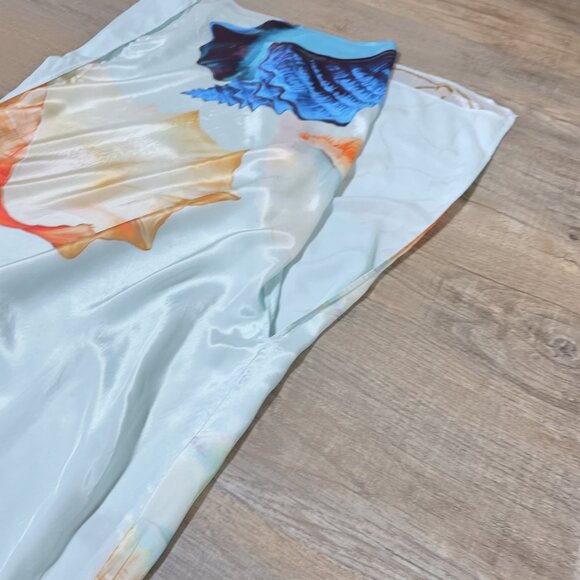 MUMA WORLD 100%SILK MUREX MIST VEGA SILK DRESS SIZE M MSRP $575 - Picture 12 of 14